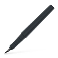 Ручка пір'яна Faber-Castell POLY Fountain Pen Black, колір корпусу чорний, перо М (0,7 мм) (32954)