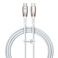 Дата кабель USB-C to USB-C 1.0m 100W white Baseus (CADH000702)