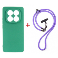 Чохол до мобільного телефона Dengos Case + Cross-body Strap Xiaomi Redmi Note 15 Pro 4G Mint+Purple (DG-KM-CCRB-40)