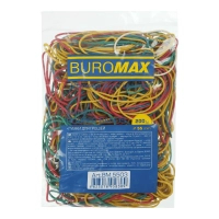 Резинки для грошей Buromax JOBMAX, 200 г, асорті (BM.5503-05)