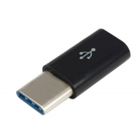 Перехідник Type-C to Micro USB Lapara (LA-Type-C-MicroUSB-adaptor black)