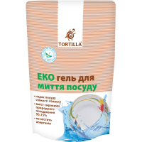 Засіб для ручного миття посуду Tortilla Еко гель запаска 500 мл (4820178060974)