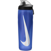 Пляшка для води Nike Refuel Bottle Locking Lid 24 OZ синій, чорний, сріблястий 709 мл N.100.7668.423.24 (887791745248)