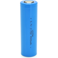 Акумулятор 21700 4500mAh, 3.7V, Blue, FlatTop Vipow (ICR21700-4500mAhFT / 31079)