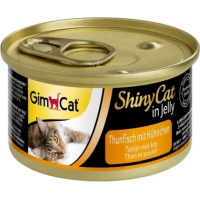 Консерви для котів GimCat Shiny Cat З тунцем та сиром 70 г (4002064414300)