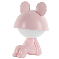 Нічник Kite Світильник LED з акумулятором Cute Mouse, рожевий (K25-316-2-2)