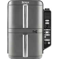 Мультипіч Ninja Double Stack XL 2-Level Hot Air Fryer 9,5 л with Smart Cook System (SL451EU)
