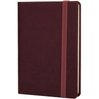 Книга записна Optima Vivella А6 128 аркушів лінія бордо (O20390-18)