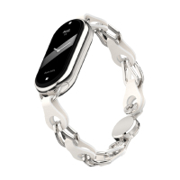Ремінець до фітнес браслета Armorstandart Chain Wristband для Xiaomi Smart Band 10/9/8 Silver (ARM86889)