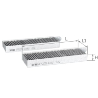 Фільтр салону ALPHA FILTER AF5273a-2