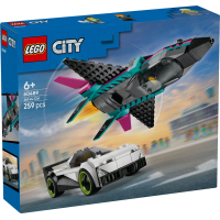 Конструктор LEGO City Реактивний літак проти автомобіля (60489)