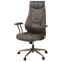 Офісне крісло Аклас Булат R-SR (Штучна замша 02 Dark gray) (00172366)