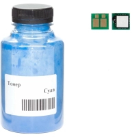 Тонер Canon IR C3025/C3025i, С-EXV54 270г Cyan developer+chip AHK (3204205)