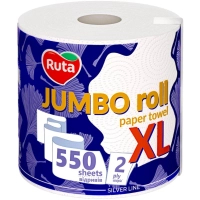 Паперові рушники Ruta Jumbo XL 2 шари 550 відривів (4820202898214)