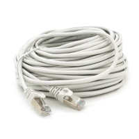 Патч-корд 25м FTP cat.5e, CU, RJ45, grey Merlion (PCM-CU-5E/25G)