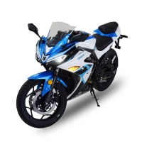 Електроскутер TV6 mid-drive FST 3000W 72V 60Ah white & blue (291186)