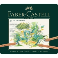 Пастель Faber-Castell PITT PASTEL 24 кольора, в металевій коробці, 112124 (16757)