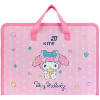 Папка - портфель Kite на блискавці A4 My Melody, 1 відділення (HK26-202)