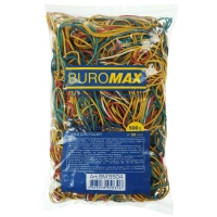 Резинки для грошей Buromax JOBMAX, 500 г, асорті (BM.5504-05)