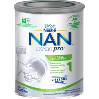 Дитяча суміш Nestle NAN ExpertPro Total Comfort 1 з народження, 400 г (7613035351462)