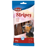 Ласощі для собак Trixie Stripes Light з яловичиною 10 шт 100 г (4011905031729)