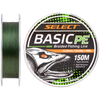Шнур Select Basic PE 150m Dark Green 0.26mm 45lb/20.8kg (1870.18.74)
