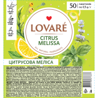 Чай Lovare Citrus Melissa 50х1.5 г (lv.77637)