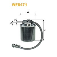 Фільтр паливний Wixfiltron WF8471