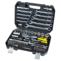 Набір інструментів Sigma насадок торцевих та біт 1/4", 1/2" 82шт CrV mid (6001551)