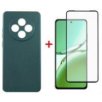 Чохол до мобільного телефона Dengos Soft + glass Oppo Reno 12 F/FS Green (DG-KM-115)