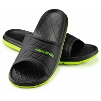 Шльопанці Aqua Speed Aspen 534-07 чорний, жовтий 43 (5908217684875)