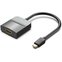 Перехідник USB-C to HDMI 0.15m black Vention (TDCBB)