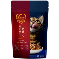 Вологий корм для кішок Lovely Hunter Adult with Chicken and Tuna 85 г (LHU47937)