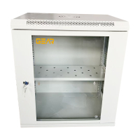 Шафа настінна GEAR 12U 19" 600x450x650 мм, + полка 19", grey (GWMSN-12U-600-450G)
