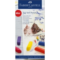 Пастель Faber-Castell Soft Pastels Mini, довжина крейди (35 мм), 24 кольори, 128224 (8538)