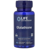 Вітамінно-мінеральний комплекс Life Extension Глутатіон, 500 мг, Glutathione, 60 вегетаріанських капсул (LEX-25213)