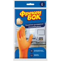 Рукавички господарські Фрекен БОК помаранчеві L 1 пара (4823071625028)