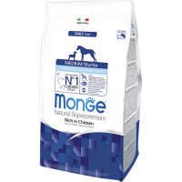 Сухий корм для собак Monge Dog Medium Starter зі смаком курки з рисом 1.5 кг (8009470011600)