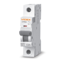 Автоматичний вимикач Videx RS6 RESIST 1п 25А 6кА С (VF-RS6-AV1C25)