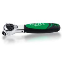 Тріскачка Toptul 1/2" з шарніром (360°) 72 зубці укорочена 1/4"х1/2" (CJMM1616)