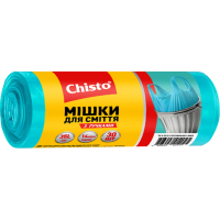 Пакети для сміття Chisto з ручками 35 л 30 шт. (4823098414025)