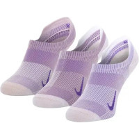 Шкарпетки Nike W NK EVERYDAY PLUS LTWT NS 3PR CV2964-970 34-38 3 пари Сірий/Фіолетовий (194955547083)