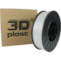 Пластик для 3D-принтера 3Dplast PETG 1.75мм, 0.85кг, white pearl (3DPTG17508PRL)