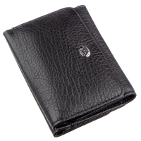 Гаманець ST Leather Зі шкіри Чорний (18886)