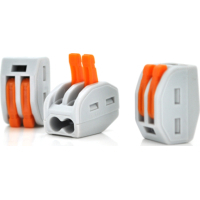 З'єднувач кабелю 2-pin аналог WAGO K222-412, 50штпак Voltronic (WAGO222-412/50)