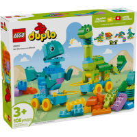 Конструктор LEGO DUPLO Динозаври на колесах 3 в 1 (10451)