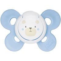 Пустушка Chicco Physio Comfort силіконова від 2 до 6 місяців 1шт. (блакитна) (74911.21.00)