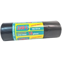 Пакети для сміття Grey Pack Міцні 240 л 10 шт. (l24010)