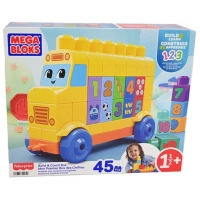 Конструктор Mega Bloks Автобус з цифрами 45 деталей (JKG34)