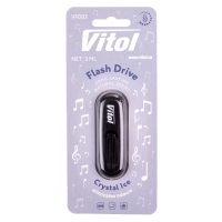 Ароматизатор для автомобіля Vitol Flash Drive Crystal Ice (VFD02)